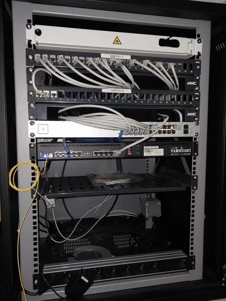 Flash Elec 53 Installation Borne De Recharge En Mayenne Modification Implantation Tiroir Optique Tirage RJ45 Supplementaire 2